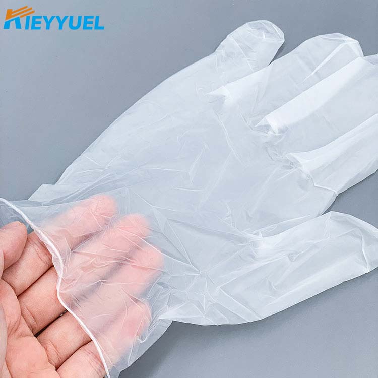 Weggooibare mediese PVC-handskoene